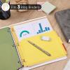 imageMr Pen Expanding Binder Dividers with Tabs and Pockets 5 Tabs Colorful Dividers for 3 Ring Binder