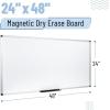 imageMr Pen Magnetic Dry Erase Board for Wall 24quot x 48quot Silver Aluminum Frame Large White Board Dry Erase with Marker Tray ampamp Mounting Hardware24 x 48