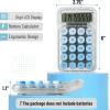 imageMr Pen Mechanical Switch Calculator 10 Digits Blue Transparent Body Large LCD Display Big Buttons Desktop Cute Aesthetic