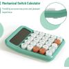 imageMr Pen Mechanical Switch Calculator 12 Digits Large LCD Display Earthy Green Calculator Big Buttons Mechanical Calculator Calculators Desktop Calculator Cute Calculator Aesthetic Calculator