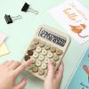 imageMr Pen Mechanical Switch Calculator 12 Digits Large LCD Display Khaki Cream Calculator Big Buttons Mechanical Calculator Calculators Desktop Calculator Cute Calculator Aesthetic Calculator