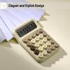 imageMr Pen Mechanical Switch Calculator 12 Digits Large LCD Display Khaki Cream Calculator Big Buttons Mechanical Calculator Calculators Desktop Calculator Cute Calculator Aesthetic Calculator