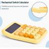 imageMr Pen Mechanical Switch Calculator 12 Digits Large LCD Display Purple Calculator Big Buttons Mechanical Calculator Calculators Desktop Calculator Cute Calculator Aesthetic CalculatorOrange