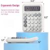 imageMr Pen Mechanical Switch Calculator 12 Digits Large LCD Display Purple Calculator Big Buttons Mechanical Calculator Calculators Desktop Calculator Cute Calculator Aesthetic CalculatorGray