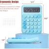 imageMr Pen Mechanical Switch Calculator 12 Digits Large LCD Display Purple Calculator Big Buttons Mechanical Calculator Calculators Desktop Calculator Cute Calculator Aesthetic CalculatorBlue