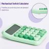 imageMr Pen Mechanical Switch Calculator 12 Digits Large LCD Display Purple Calculator Big Buttons Mechanical Calculator Calculators Desktop Calculator Cute Calculator Aesthetic CalculatorGreen