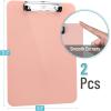 imageMr Pen Plastic Clipboard 125 x 9 2 Pack Pastel Orange Clipboards for Kids ampamp AdultsPastel Orange
