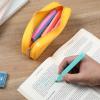 imageMr Pen Silicone Pencil Case Pouch Mint Breeze Aesthetic Multipurpose Design Aesthetic Pencil Case Small Silicone Makeup BagGolden Honey