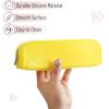 imageMr Pen Silicone Pencil Case Pouch Mint Breeze Aesthetic Multipurpose Design Aesthetic Pencil Case Small Silicone Makeup BagYellow
