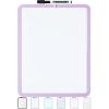 imageMr Pen Dry Erase Board 14quot x 11quot with a Black Dry Erase Marker Light Coral Frame Small White Board White Board for Kids White Board for Students Small Dry Erase Board Mini White BoardPurple