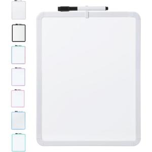 imageMr Pen Dry Erase Board 14quot x 11quot with a Black Dry Erase Marker Light Coral Frame Small White Board White Board for Kids White Board for Students Small Dry Erase Board Mini White BoardWhite