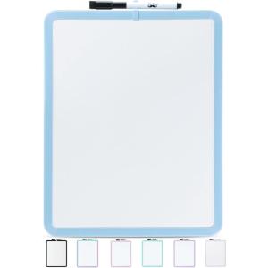 imageMr Pen Dry Erase Board 14quot x 11quot with a Black Dry Erase Marker Light Coral Frame Small White Board White Board for Kids White Board for Students Small Dry Erase Board Mini White BoardBlue