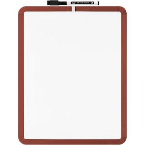 imageMr Pen Dry Erase Board 14quot x 11quot with a Black Dry Erase Marker Light Coral Frame Small White Board White Board for Kids White Board for Students Small Dry Erase Board Mini White BoardChocolate Brown