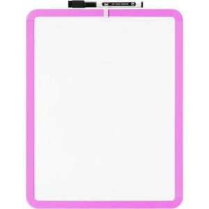 imageMr Pen Dry Erase Board 14quot x 11quot with a Black Dry Erase Marker Light Coral Frame Small White Board White Board for Kids White Board for Students Small Dry Erase Board Mini White BoardLilac Purple