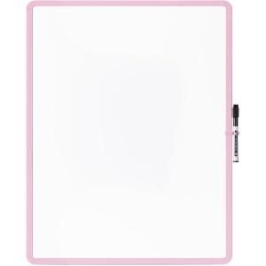 imageMr Pen Dry Erase Board 18 x 24 with a Black Marker White Frame Dry Erase Board for Wall Magnetic Whiteboard for Wall Dry Erase Boards Whiteboards Magnetic White BoardPink