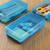 imageMr Pen Clear Pencil Boxes 12 Pack 79quotx45quotx24quot SnapTight Lid Plastic Pencil Box OrganizerBlue