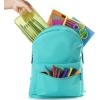 imageMr Pen Clear Pencil Boxes 12 Pack 79quotx45quotx24quot SnapTight Lid Plastic Pencil Box OrganizerGreen  Orange