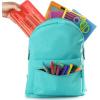 imageMr Pen Clear Pencil Boxes 12 Pack 79quotx45quotx24quot SnapTight Lid Plastic Pencil Box OrganizerPurple  Coral  Blue