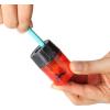 imageMr Pen Handheld Manual Pencil Sharpener with 2 Sharpening Holes and ScrewOn Lid Pack of 6Green  Yellow  Blue  Pink  Black  Red