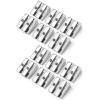 imageMr Pen Handheld Metal Pencil Sharpener with 2 Holes Pack of 12 Silver Colored Pencil Sharpener Pencil Sharpeners Handheld Pencil Sharpener Manual Pencil Sharpener Hand Held Pencil SharpenerSteel