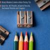 imageMr Pen Handheld Metal Pencil Sharpener with 2 Holes Pack of 12 Silver Colored Pencil Sharpener Pencil Sharpeners Handheld Pencil Sharpener Manual Pencil Sharpener Hand Held Pencil SharpenerRose Gold