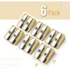 imageMr Pen Handheld Metal Pencil Sharpener with 2 Holes Pack of 12 Silver Colored Pencil Sharpener Pencil Sharpeners Handheld Pencil Sharpener Manual Pencil Sharpener Hand Held Pencil SharpenerGold