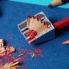 imageMr Pen Handheld Metal Pencil Sharpener with 2 Holes Pack of 12 Silver Colored Pencil Sharpener Pencil Sharpeners Handheld Pencil Sharpener Manual Pencil Sharpener Hand Held Pencil SharpenerSteel