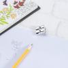imageMr Pen Handheld Metal Pencil Sharpener with 2 Holes Pack of 12 Silver Colored Pencil Sharpener Pencil Sharpeners Handheld Pencil Sharpener Manual Pencil Sharpener Hand Held Pencil SharpenerSteel