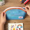 imageMr Pen Mesh Pencil Case Blue Mesh Zipper Pouch Bags Mesh Bags with Zipper Pouches for Organization Cosmetic Bag Purse Pouch Cute Makeup Bag Make Up Pouch Makeup Bag Cute Zip Pouch