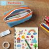 imageMr Pen Mesh Pencil Case Blue Mesh Zipper Pouch Bags Mesh Bags with Zipper Pouches for Organization Small Makeup Bag Small Pencil Pouch Small Small Cosmetic Bag Purse Pouch Cute Makeup Bag
