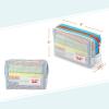 imageMr Pen Mesh Pencil Case White Mesh Zipper Pouch Bags Mesh Bags with Zipper Pouches for Organization Small Makeup Bag Small Pencil Pouch Small Small Cosmetic Bag Purse Pouch Cute Makeup Bag