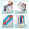 imageMr Pen Mesh Pencil Case White Mesh Zipper Pouch Bags Mesh Bags with Zipper Pouches for Organization Small Makeup Bag Small Pencil Pouch Small Small Cosmetic Bag Purse Pouch Cute Makeup Bag