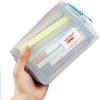 imageMr Pen Mesh Pencil Case White Mesh Zipper Pouch Bags Mesh Bags with Zipper Pouches for Organization Small Makeup Bag Small Pencil Pouch Small Small Cosmetic Bag Purse Pouch Cute Makeup Bag