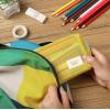 imageMr Pen Mesh Pencil Case Yellow Zipper Pouch Small Makeup Bag Cosmetic Purse Pouch Cute Organization Bag