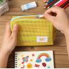 imageMr Pen Mesh Pencil Case Yellow Zipper Pouch Small Makeup Bag Cosmetic Purse Pouch Cute Organization Bag