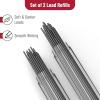 imageMr Pen Metal Mechanical Pencil Set 7 pcs 05mm Metal Mechanical Pencil Red Faux Leather Pencil Case 05mm Lead Refill