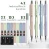 imageMr Pen Pastel Mechanical Pencil Set 4 Pack 2 Sizes 05 ampamp 07mm Fast Click Aesthetic Mechanical Pencils Set Pastel Mechanical Pencils Cute Mechanical Pencils Cute