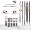 imageMr Pen Pastel Mechanical Pencil Set with Black Lead and Eraser Refills Clear Barrel 03 05 07 09 2mm Pastel Mechanical Pencils Cute Mechanical Pencil Set Aesthetic Mechanical PencilsVintage