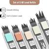 imageMr Pen Pastel Mechanical Pencil Set with Black Lead and Eraser Refills Clear Barrel 03 05 07 09 2mm Pastel Mechanical Pencils Cute Mechanical Pencil Set Aesthetic Mechanical PencilsPastel 2