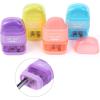imageMr Pen Pencil Sharpener ampamp Eraser 4 Pack Colorful 2 Sharpening Holes Manual Handheld Small Pencil SharpenerMacaron Colors