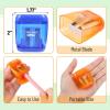 imageMr Pen Pencil Sharpeners Manual 12 Pack Dual Hole Colorful Pencil Sharpeners Handheld Pencil Sharpener Colored Pencil Sharpener for Kids Small Pencil Sharpener Manual Pencil Sharpeners