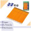 imageMr Pen Pencils with Sharpener and Eraser 24 Pencils 2 Metal Pencil Sharpeners 2 Erasers Pencils and Sharpener Pencil and Sharpener Set School Supplies Pencil with Sharpener Erasers for Kids
