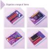 imageMr Pen Transparent Pencil Pouches 2 Pack for 3 Ring Binder Cases With Zipper Bags
