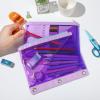 imageMr Pen Transparent Pencil Pouches 2 Pack for 3 Ring Binder Cases With Zipper Bags