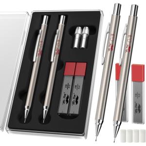 imageMr Pen Metal Mechanical Pencils 09mm 2 Pack Lead Pencil Mechanical Pencil Metal Mechanical Pencil Mechanical Mechinal Pencils Mechanical Drafting Pencil03mm