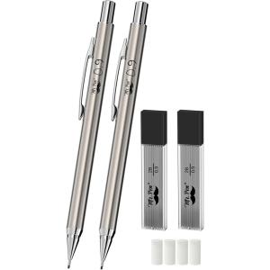 imageMr Pen Metal Mechanical Pencils 09mm 2 Pack Lead Pencil Mechanical Pencil Metal Mechanical Pencil Mechanical Mechinal Pencils Mechanical Drafting Pencil09mm