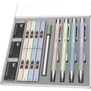 imageMr Pen Pastel Mechanical Pencil Set 4 Pack 2 Sizes 05 ampamp 07mm Fast Click Aesthetic Mechanical Pencils Set Pastel Mechanical Pencils Cute Mechanical Pencils Cute