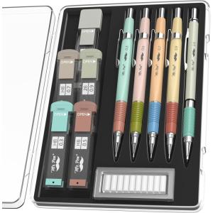 imageMr Pen Pastel Mechanical Pencil Set with Black Lead and Eraser Refills Clear Barrel 03 05 07 09 2mm Pastel Mechanical Pencils Cute Mechanical Pencil Set Aesthetic Mechanical PencilsPastel 2