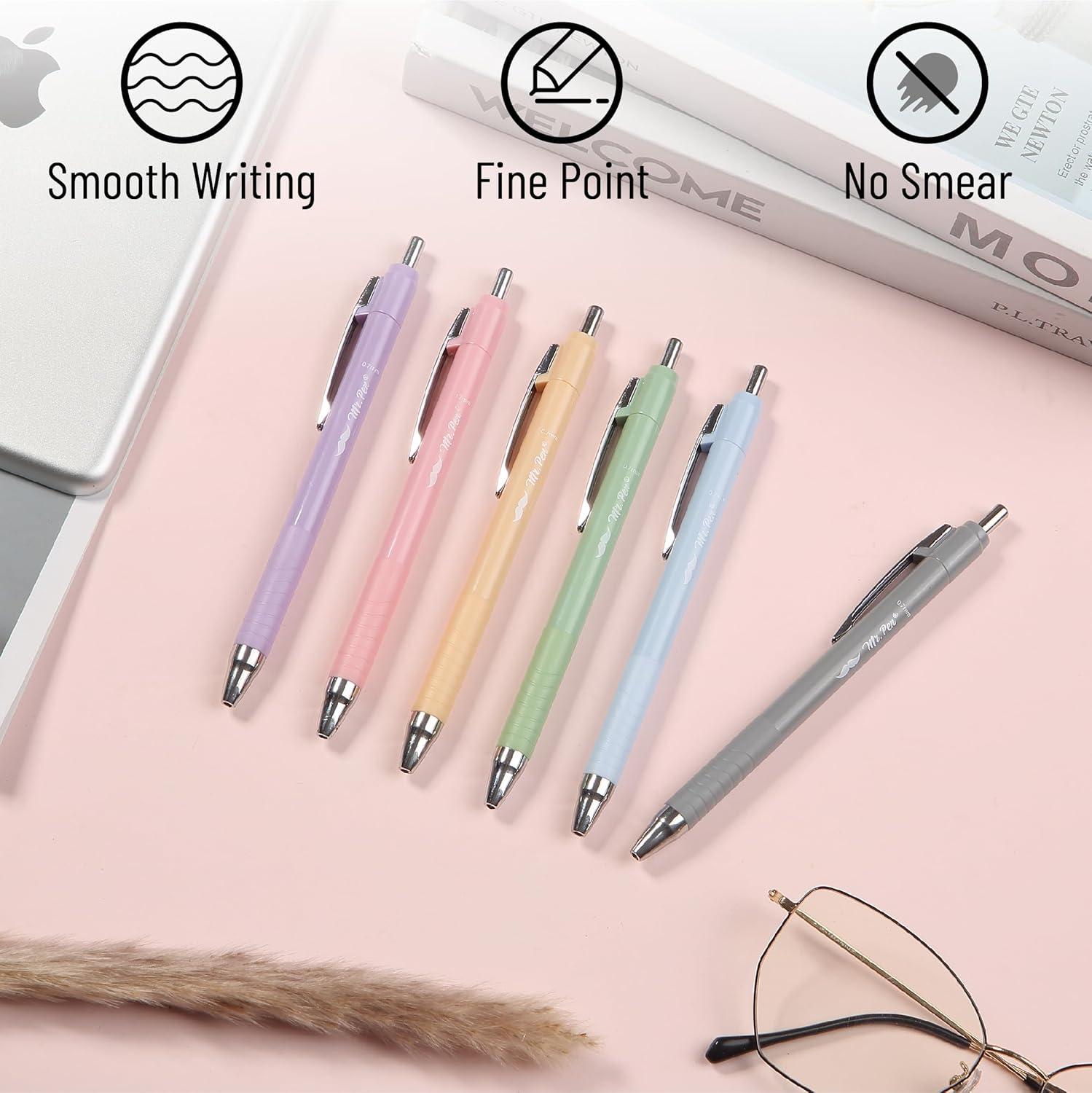 imageMr Pen Aesthetic Highlighters and Pens 12 Pack Assorted Colors Bible Highlighters Colorful Ink Bible Pens Cute Highlighters Pens Highlighters