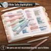 imageMr Pen Aesthetic Highlighters and Gel Pens 10 Pack Assorted Colors Bible Highlighters No Bleed Highlighters for Bibles Morandi Barrels Black Ink Gel Pens Cute Highlighter Pens Aesthetic Gel Pens